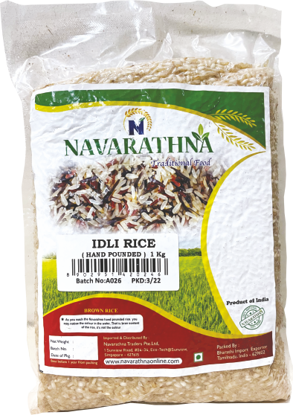 Picture of Hand Pounded Idli Rice-கைக்குத்தல் இட்லி அரிசி  (1kg)