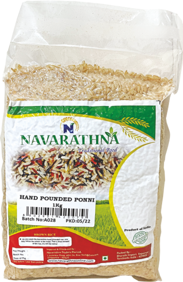 Picture of Hand Pounded Ponni-கைக்குத்தல் பொன்னி (1kg)