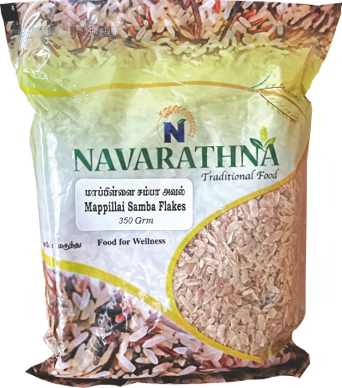 Picture of Mappillai Samba Flakes 350 grm-மாப்பிள்ளை சம்பா அவல் (350gm)