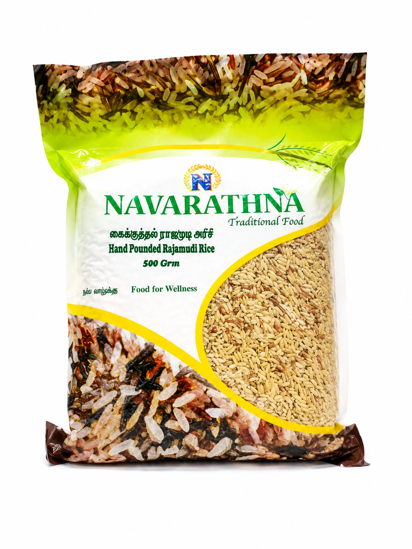 Picture of Hand Pounded Rajamudi Rice-கைக்குத்தல் ராஜமுடி அரிசி (500gm)